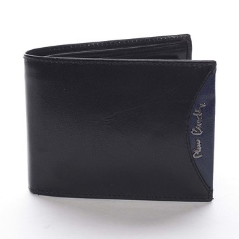 Pánska kožená peňaženka čierna - Pierre Cardin Mack Blue