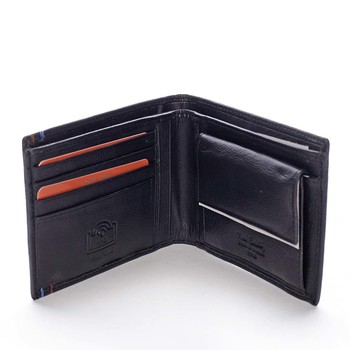 Pánska kožená peňaženka čierna - Pierre Cardin Pierre