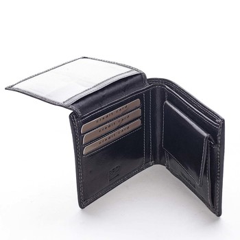 Pánska kožená peňaženka čierna - Pierre Cardin Sakul