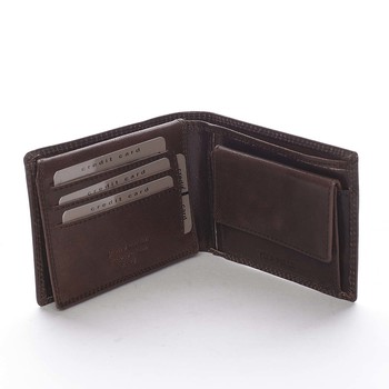 Pánska kožená peňaženka hnedá - Pierre Cardin Sakul