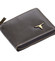 Módna pánska kožená peňaženka na zips čierna - BUFFALO Reymundo