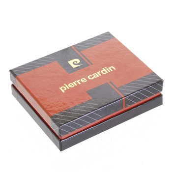 Kožené puzdro na kreditné karty čierne - Pierre Cardin 2900 Rosso