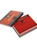 Kožené puzdro na kreditné karty čierne - Pierre Cardin 2900 Rosso