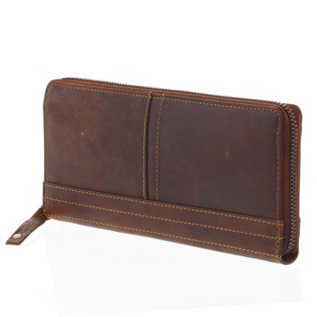 Dámska kožená peňaženka hnedá - Tomas Xambo