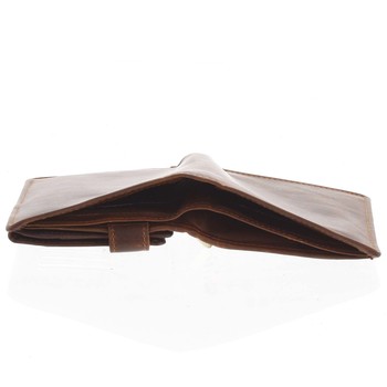 Pánska kožená peňaženka hnedá - Tomas Lelezi