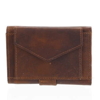 Pánska kožená peňaženka hnedá - Tomas Ziggi