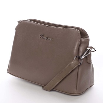 Dámska crossbody kabelka tmavá camel - David Jones Hame