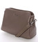 Dámska crossbody kabelka tmavá camel - David Jones Hame