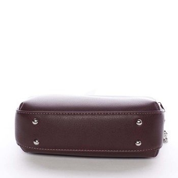 Dámska crossbody kabelka tmavá vínová - David Jones Beatriz