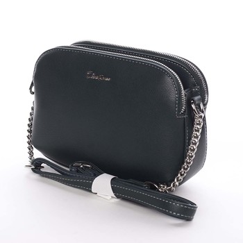 Dámska crossbody kabelka tmavozelená - David Jones Beatriz