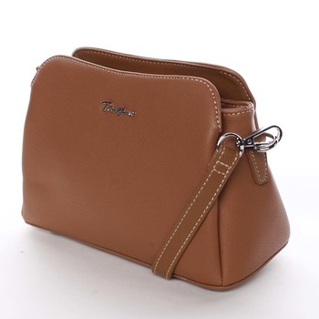 Dámska crossbody kabelka koňaková - David Jones Hame