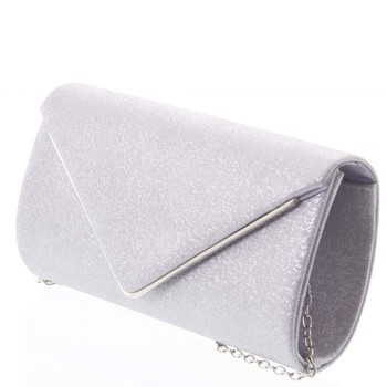 Dámska listová kabelka strieborná - Michelle Moon Cayenne