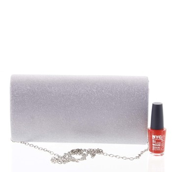 Dámska listová kabelka strieborná - Michelle Moon Cayenne