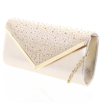 Dámska listová kabelka zlatá - Michelle Moon Hunter