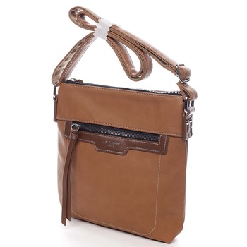 Dámska crossbody kabelka koňaková - David Jones Rhona 