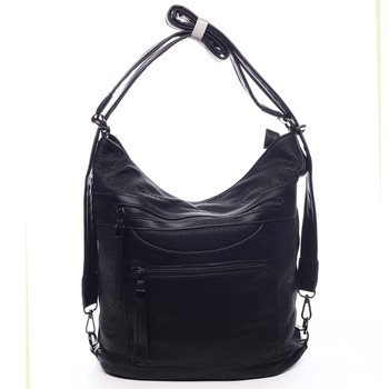 Dámska kabelka batoh čierna - Romina Ones