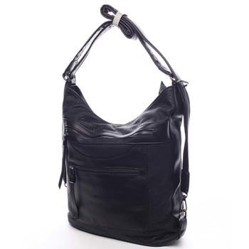 Dámska kabelka batoh čierna - Romina Ones