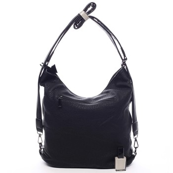 Dámska kabelka batoh čierna - Romina Ones