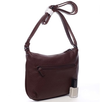 Dámska crossbody kabelka tmavá vínová - David Jones Lucinda