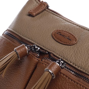 Dámska crossbody kabelka hnedá - David Jones Lucinda