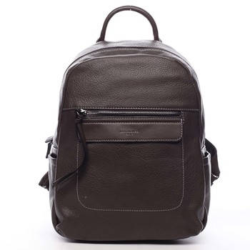 Dámsky batoh tmavo hnedý - David Jones Pink