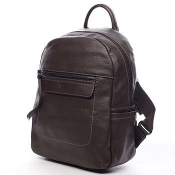 Dámsky batoh tmavo hnedý - David Jones Pink