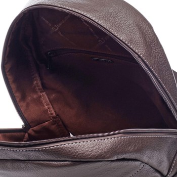 Dámsky batoh tmavo hnedý - David Jones Pink