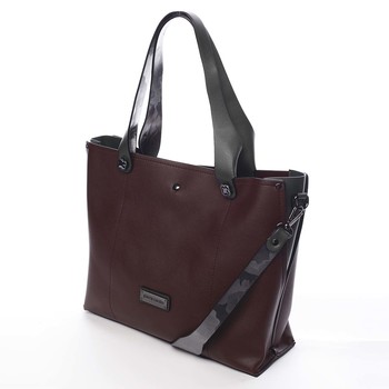 Dámska kabelka cez plece bordová - Pierre Cardin Ellie