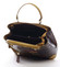 Originálna dámska kožená kabelka jesenná žltá - ItalY Mattie