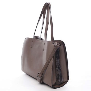 Dámska kabelka taupe - Pierre Cardin Letti