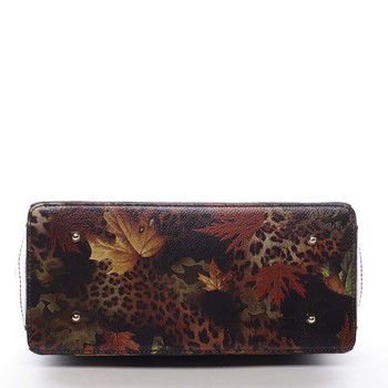 Módna originálny dámska kožená kabelka do ruky jesennej - ItalY Hila