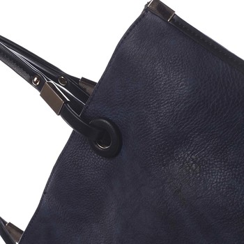 Luxusná dámska kabelka sivo-modrá - Pierre Cardin Comtesa
