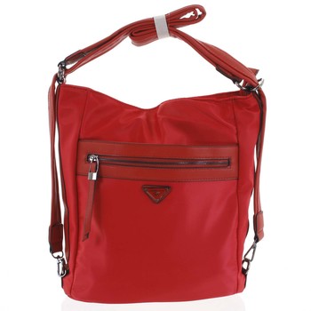 Dámska kabelka batoh červená - Delami Triana