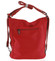 Dámska kabelka batoh červená - Delami Triana