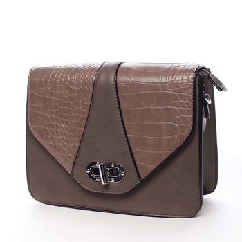 Dámska crossbody kabelka taupe - Silvia Rosa Agui