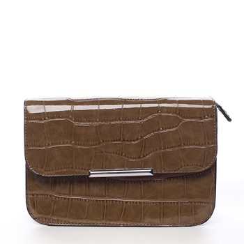 Dámska crossbody kabelka tmavá camel - Silvia Rosa Crakhe