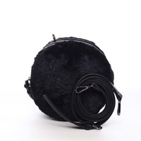 Dámska kožušinová kabelka čierna - Maria C Cheer