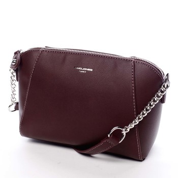 Dámska crossbody kabelka vínová - David Jones Angels