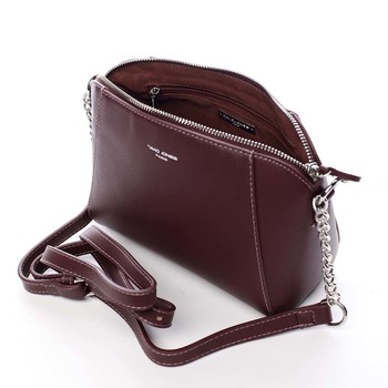 Dámska crossbody kabelka vínová - David Jones Angels