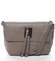 Dámska kožená crossbody kabelka taupe - ItalY Porta