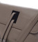 Dámska kožená crossbody kabelka taupe - ItalY Porta