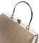 Dámska perleťová listová kabelka zlatá - Michelle Moon V4100