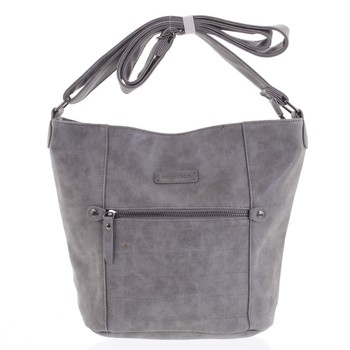 Dámska sivá crossbody kabelka - Enrico Benetti Eleanor