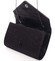 Dámska trblietavá listová kabelka čierna - Michelle Moon L828