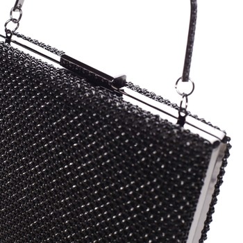 Luxusná dámská listová kabelka čierna - Delami V4700