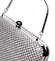 Luxusná dámská listová kabelka strieborná - Michelle Moon V4000