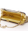 Dámska večerná listová kabelka zlatá - Michelle Moon Yves