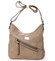 Dámska crossbody kabelka taupe - Romina Comprit