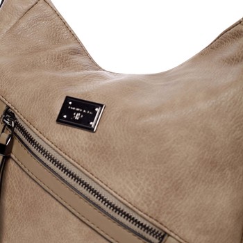 Dámska crossbody kabelka taupe - Romina Comprit