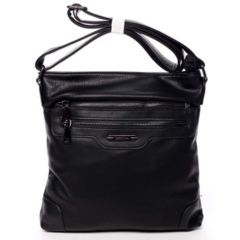 Dámska crossbody kabelka čierna - Romina Hana